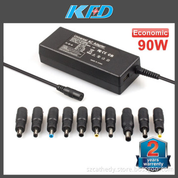 Input 100-240V DC 15-24V 90W Universal Charger with LED Light 12 Differ Pins